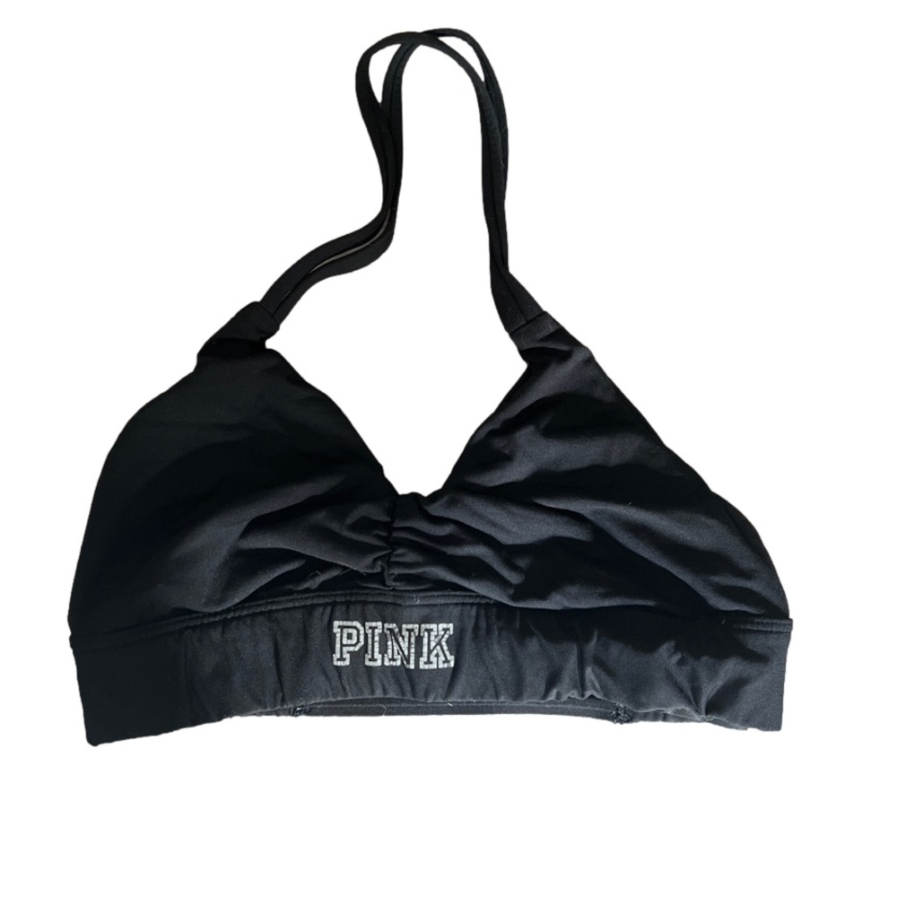 PINK halter sports bra